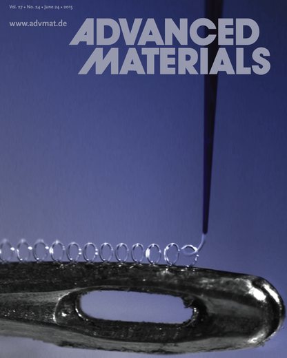 Couverture d'Advanced Materials (Passieux et al., 2015)